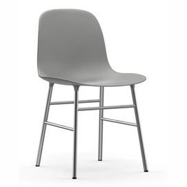Stuhl Normann Copenhagen Form Chrome Grey