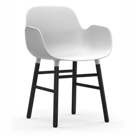 Stuhl Normann Copenhagen Form Armchair Black Oak White