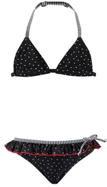 Bikini Barts Girls Luna Triangle Black Kinder