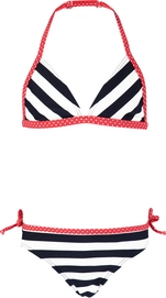 Bikini Barts Girls Kiana Triangle Navy Kinder