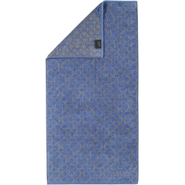 Badlaken Cawö Two-Tone C-Allover Blauw