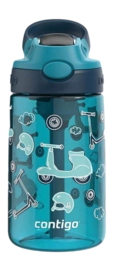 Trinkflasche Contigo Cleanable Kinder Blue Scooter 420 ml