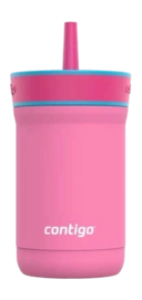 Thermosbecher Contigo Leighton mit Strohhalm Kinder Bubblegum Pink 420 ml