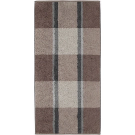 Handdoek Cawö Brilliant Karo Beige (set van 3)