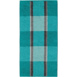 Badlaken Cawö Brilliant Karo Turquoise