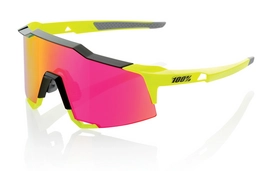 Zonnebril 100% Speedcraft Fluorescent Yellow Purple Multilayer Mirror