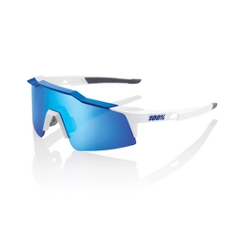 Zonnebril 100% Speedcraft SL Matte White HiPER Blue Multilayer Mirror