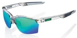 Zonnebril 100% Sportcoupe Crystal Grey Green Mirror