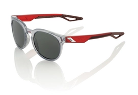 Zonnebril 100% Campo Polished Crystal Grey Smoke Lens