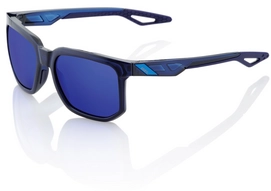 Zonnebril 100% Centric Polished Translucent Blue Electric Blue Mirror Lens