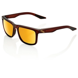 Zonnebril 100% Blake Soft Tact Rootbeer Flash Gold