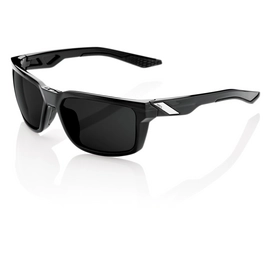 Zonnebril 100% Daze Polished Black Grey PEAKPOLAR