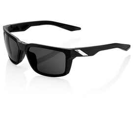 Zonnebril 100% Daze Soft Tact Black Smoke Lens