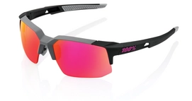 Zonnebril 100% Speedcoupe Soft Tact Graphite Purple Multilayer Mirror