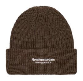 Beanie New Amsterdam Surf Association Logo Potting Soil