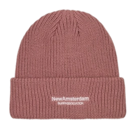 Bonnet New Amsterdam Surf Association Logo Cameo Brown