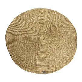 Vloerkleed By-Boo Jute Round Yellow (120 x 120 cm)