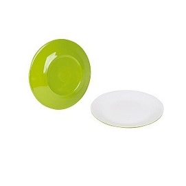 Ontbijtbord Bo-Camp 100% Melamine Two-tone Lime