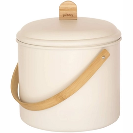 Pot à Compost Emmer Pebbly Creme 3,5 liter