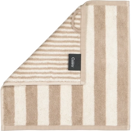 Face Towel Cawö Reverse Stripes Nature (6-piece)