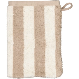 Gant de Toilette Cawö Reverse Stripes Nature (6-Pièces)