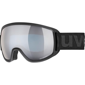 Skibrille Uvex Topic FM Black Mat / Mirror Silver