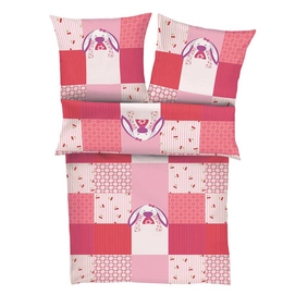 Bettwäsche s.Oliver Junior Hase Olivia Rosa Flanell
