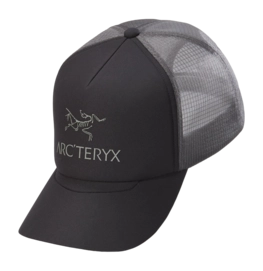 Cap Arc'teryx Unisex Bird Word Trucker Curved Black Graphite