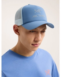S24-X000007763-Bird-Word-Trucker-Curved-Hat-Stone-Wash-Daybreak-Front-View