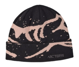 Muts Arc'teryx Unisex Grotto Toque Black Alpine Rose