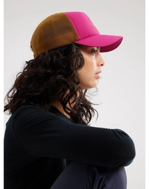 S24-X000007763-Bird-Word-Trucker-Curved-Hat-Amaranthus-Yukon-Side-View