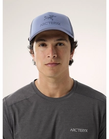 F24-X000007763-Bird-Word-Trucker-Curved-Hat-Stratus-Dark-Stratus-Front-View