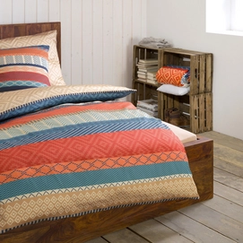 Bettwäsche s.Oliver Beige Bunt Feinflanell