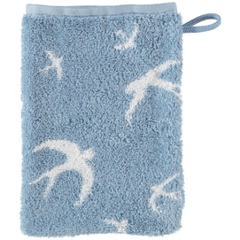 Washandje Cawö Pier Birds Lichtblauw (set van 6)