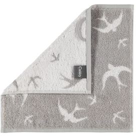 Gezichtsdoekje Cawö Pier Birds Grijs (set van 6)