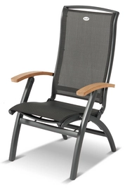 Tuinstoel Hartman Da Vinci Recliner Teak Grijs