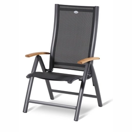 Tuinstoel Hartman Belcampo Recliner Teak FSC 100% Grijs
