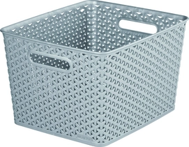 Aufbewahrungskorb Curver Rattan Style Silber L