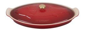 Oven Dish Le Creuset Oval Heritage Fish Cherry Red 41 x 21 cm