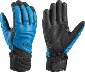 Gloves Leki Progressive Platinum S Black / Blue