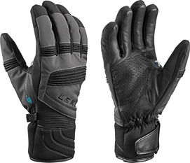 Handschuhe Leki Progressive Palladium S Charcoal Black
