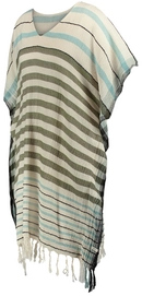 Robe de Plage Barts Women Adour Kaftan Camo Green
