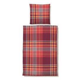 Bettwäsche Biberna Schottland Chili Mako-Satin