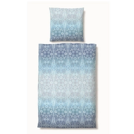 Bettwäsche Biberna Matoaka Blau Mako-Satin