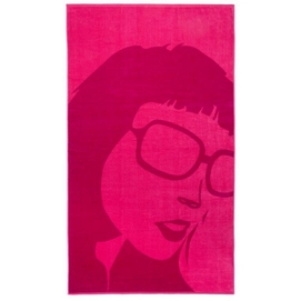 Strandtuch JMA Face Pink