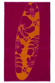 Strandtuch JMA Surfboard Pink