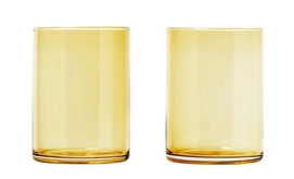 Verre Tumbler Blomus Mera Dull Gold 6,8 cm (Set de 2)