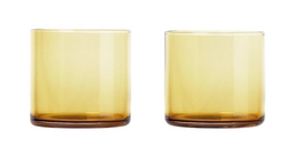 Verres Tumbler Blomus Mera Dull Gold 7,5 cm (Set de 2)