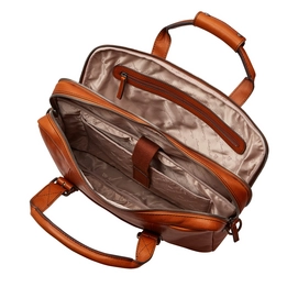 Laptoptas Castelijn & Beerens Bravo Rits Cognac 15,6"