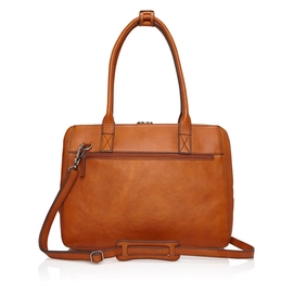 Dames Laptoptas Castelijn & Beerens Bravo Cognac 15,6"